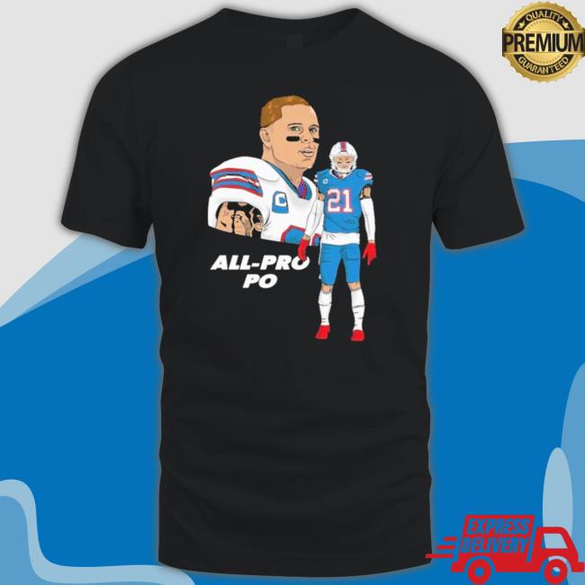 Jordan Poyer All Pro Po Shirt - Lentaze