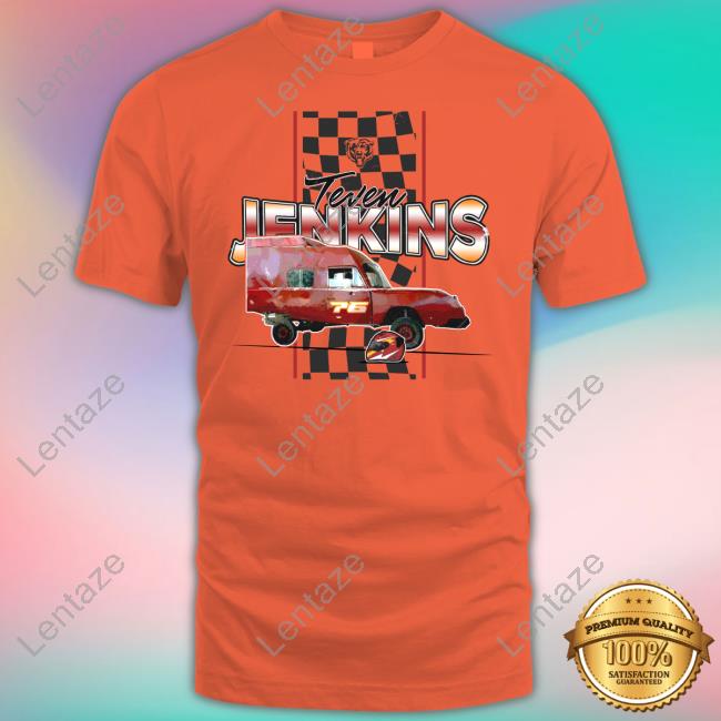 Official Nascar Teven Jenkins 76 Chicago Bears Shirt - Limotees