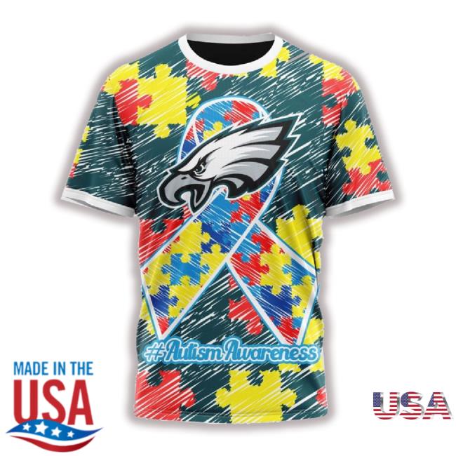 Hand Philadelphia Eagles autism 2023 shirt, hoodie, longsleeve, sweatshirt,  v-neck tee