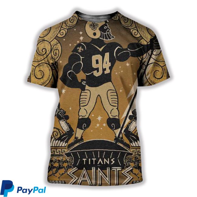 New Orleans Saints A Clash With The Tennessee Titans September 10 2023 Noon  Caesar'S Superdome Shirt, hoodie, sweater and long sleeve