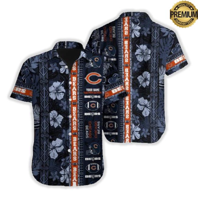 Custom Name Chicago Bears NFL 3D Baseball Jersey Shirt - Bring